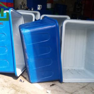 Bán thùng nhựa vuông 100 lít, thùng nhựa chữ nhật 100L giá rẻ