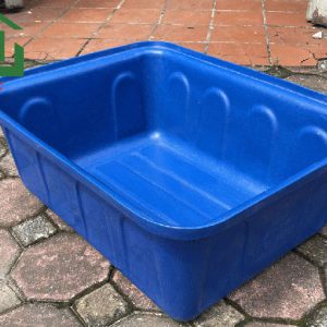 Bán thùng nhựa vuông 100 lít, thùng nhựa chữ nhật 100L giá rẻ