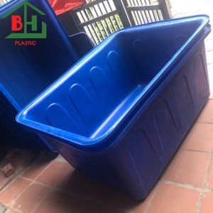 Bán thùng nhựa chữ nhật 500 lít giá rẻ