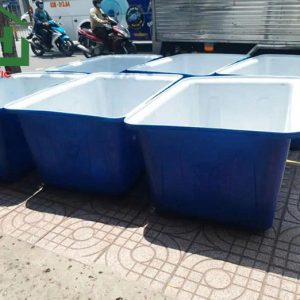 Bán thùng nhựa chữ nhật 500 lít giá rẻ