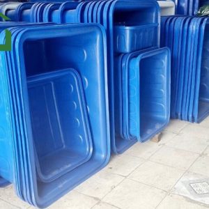 Bán thùng nhựa vuông 100 lít, thùng nhựa chữ nhật 100L giá rẻ