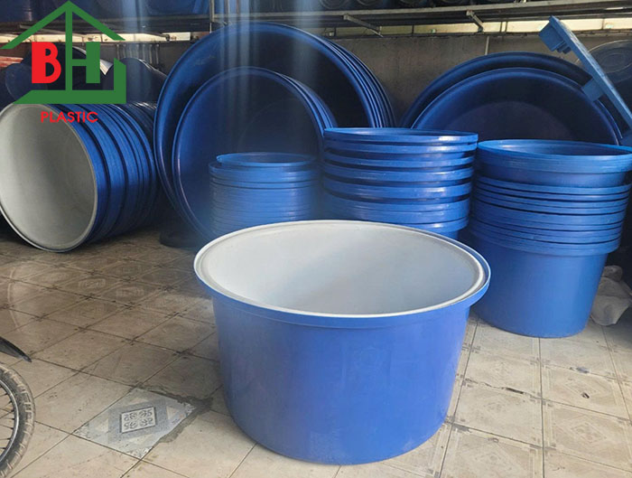 Bán thùng nhựa tròn 500l giá rẻ