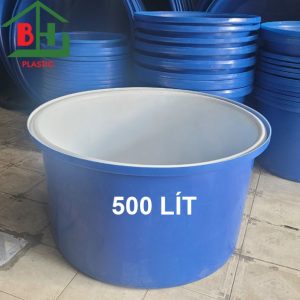 Bán thùng nhựa tròn 500l giá rẻ