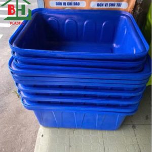 Bán thùng nhựa vuông 200 lít giá rẻ