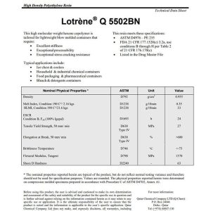 Hạt nhựa HDPE 5502BN QATAR giá rẻ