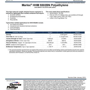 Hạt nhựa HDPE 5502BN CHEVRON giá rẻ