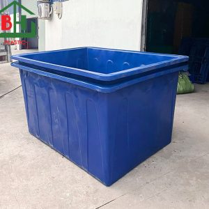 Bán thùng nhựa vuông 750 lít chất lượng giá tận xưởng